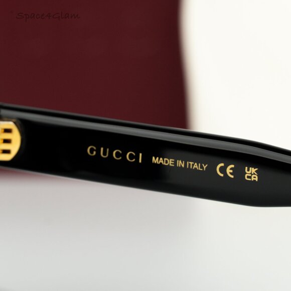 Gucci Women Sunglasses Black Grey Cat Eye GG1773S 001 BRAND NEW main image 7